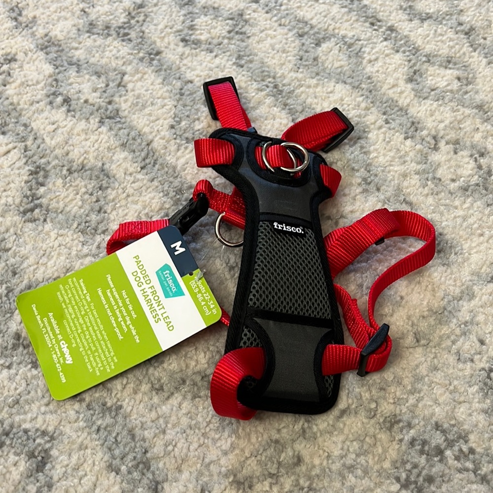 NEW Frisco Red Harness